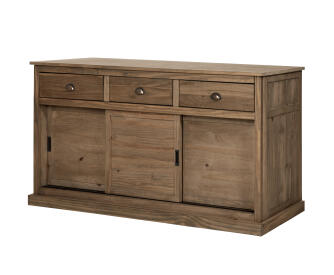 SIDEBOARD WITH 3 SLIDING DOORS 3 DRAWERS